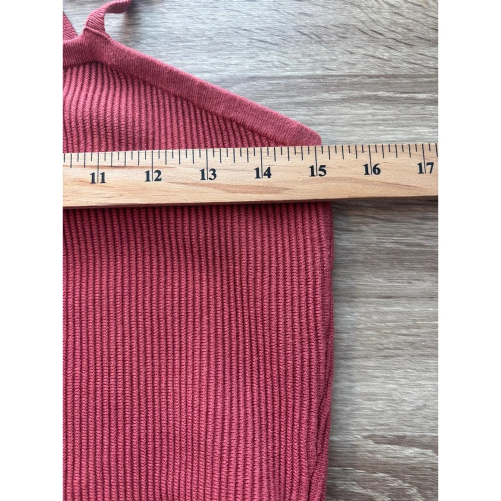 Old Navy Women's XL Ribbed Knit Tank Top Rust Autumn Layer Fall Essential - Picture 6 of 9